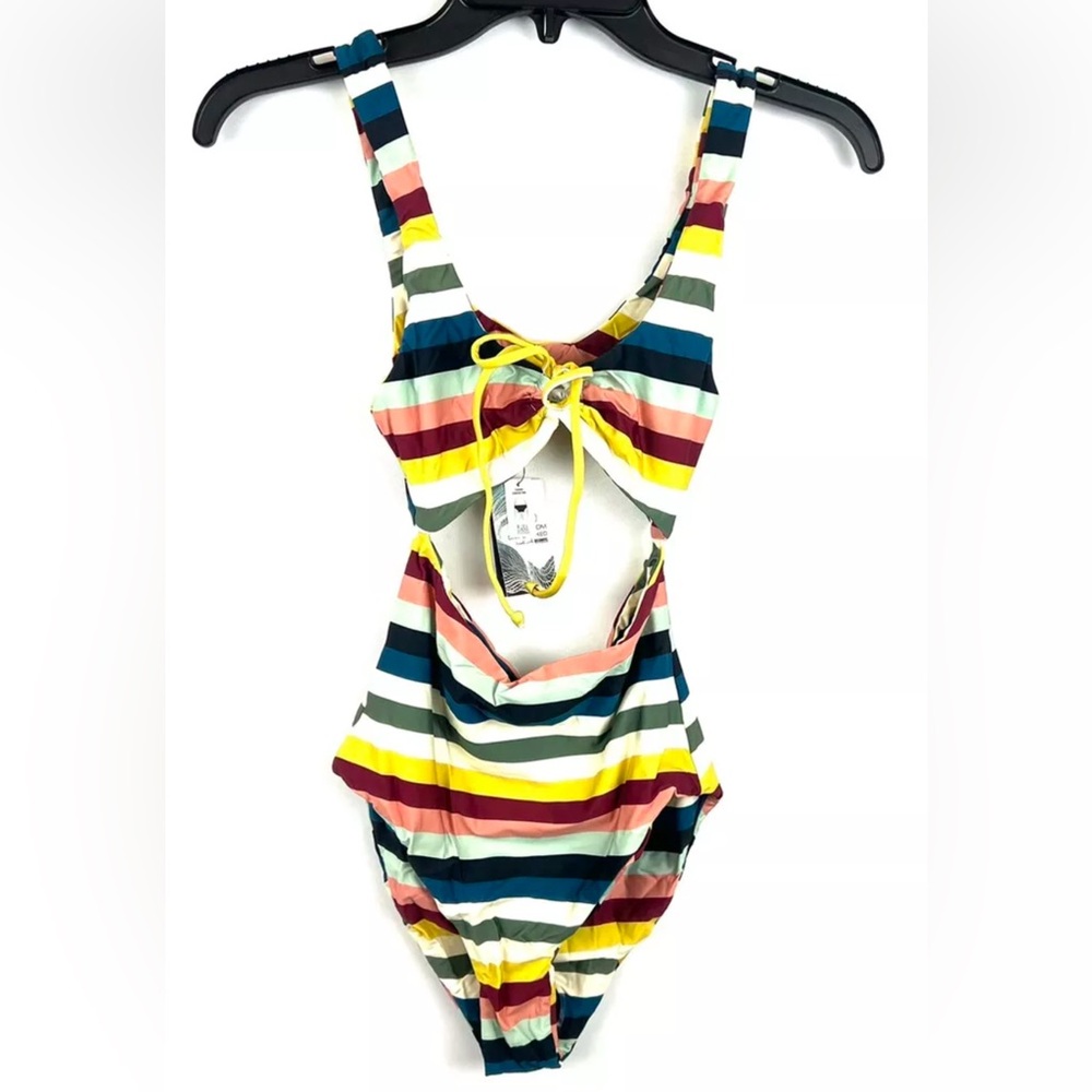 Volcom Women’s Cutout Multicolored One Piece Swimsuit Size XS
